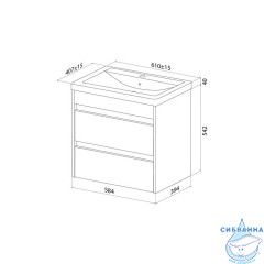 Тумба под раковину Iddis Zodiac X 60 см ZDX60W0i95