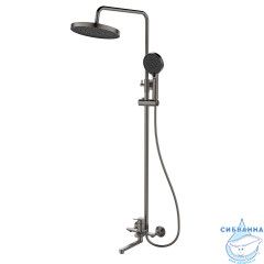 Душевая система Lemark Сибирь 250 1 режим LMF-7026B-GM (графит)