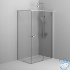 Душевое ограждение AM.PM X-Joy 120х80 W94G-403-12080-MТ профиль хром, стекло прозрачное (без поддона)