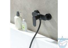 Смеситель для душа Aquatek Ника AQ1860MB (черный матовый)