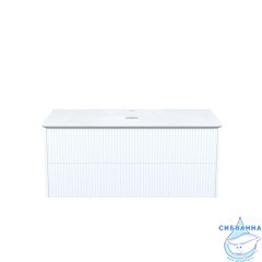Тумба подвесная, со столешницей, 100 см, белый, Aiger, IDDIS, AIG10W0i95K