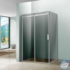 Душевое ограждение Vincea Como 120x90 профиль хром, стекло тонированное VSR-1C9012CG