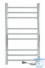 Полотенцесушитель электрический Indigo Line Trinity П9 (с таймером) 50х80 хром (с возможностью скрытого подключения, подключение R/L)
