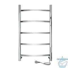Полотенцесушитель электрический Indigo Embrace П5 (с таймером) 40х80 хром (с возможностью скрытого подключения, подключение R/L)