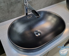 Раковина на столешницу 60 см CeramaLux 5006CMB