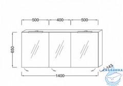 Шкаф-зеркало Jacob Delafon Rythmik 140 белый EB789RU-G1C
