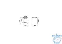 Сиденье для унитаза Vitra Metropole Soft Close (микролифт) 90-003-009