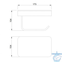 Держатель для туалетной бумаги ABBER Westen AA1730