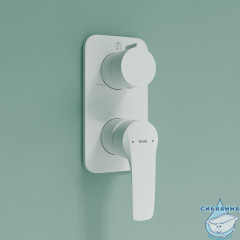 Душевая система Iddis Ray 230 1 режим RAYWT03i68 (белый матовый)