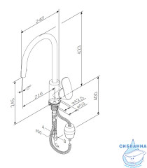 Смеситель для кухни AM.PM Like F8012000 (хром)