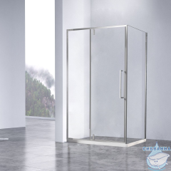 Душевое ограждение Vincea Slim-N 120x90 профиль хром, стекло прозрачное VSR-4SNP9012CL