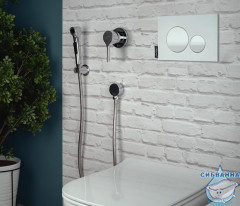 Встраиваемый смеситель с гигиеническим душем Jacob Delafon Elate E24610-CP