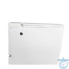 Унитаз приставной импульсный Abber Rechteck AC1212P с сиденьем Soft Close (микролифт) (белый)