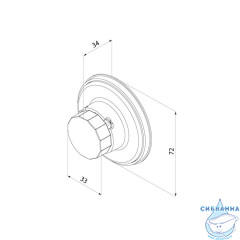 Держатель, ABS пластик, черный матовый, Easy, Milardo, EASBWP0M58