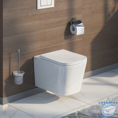 Унитаз подвесной безободковый Iddis Bild BILRDSEi25 с сиденьем Soft Close (микролифт)