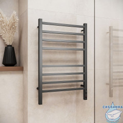 Полотенцесушитель электрический Terminus Ватикан П8 50х80 графит (с возможностью скрытого подключения, подключение справа)