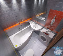 Акриловая ванна 1Marka Piccolo 150x75 L с каркасом