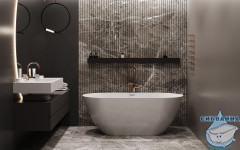 Ванна из литьевого мрамора Esse Sakhalin 150x79