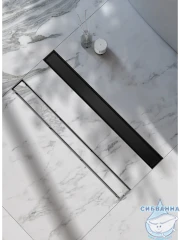 Дренажный трап для душа Raglo R652.70.06 70 см с решеткой (черный) 