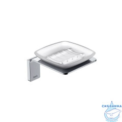 Мыльница, матовое стекло, сплав металлов, Slide, хром, IDDIS, SLISCG0i42