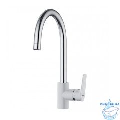 Смеситель для кухни Damixa Origin Balance 790730000 (без донного клапана) (хром/белый)