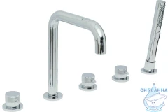 Смеситель для ванны на борт Allen Brau Priority 265366 (хром)