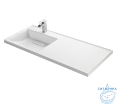 Раковина на стиральную машину Aqvaton Лондри 105x50 1A72833KLH01L левая