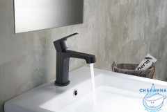 Смеситель для раковины Aquatek Оберон AQ1210MB (черный матовый)