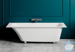 Ванна из искусственного камня Salini Orlando Kit 170x80 (материал sapirit, белый глянцевый)