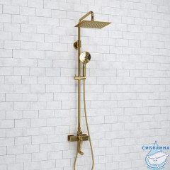 Душевая система Wasserkraft 250 1 режим A171.256.207.PG (золото глянцевое)