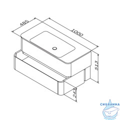 Тумба под раковину AM.PM Sensation 100 серый шелк