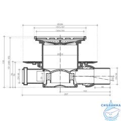 Дренажный трап для душа Pestan Confluo Standard 13000077