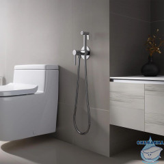 Смеситель с гигиеническим душем Aquatek Европа AQ1021CR (хром)