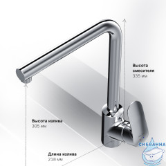 Смеситель для кухни Am.Pm Like S F8005000 (хром)