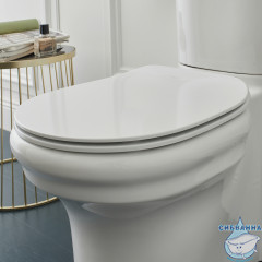 Унитаз напольный Jacob Delafon Cleo 1889 UJAC102-0 с бачком и сиденьем быстросъемным Soft Close (микролифт)