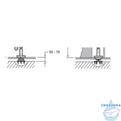 База для установки напольного смесителя Jacob Delafon 97906D-NF