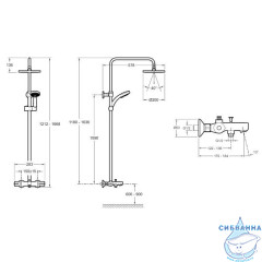 Душевая система Jacob Delafon July E99741-CP