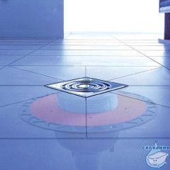 Дренажный трап для душа TECEdrainpoint S 130 с вертикальным выходом 3601300, с сухим затвором 3695005