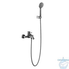 Смеситель для ванны Aquatek Европа AQ1349BGM (черный хром)