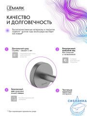 Крючок Lemark Белуга LMA-8011S1-GM (графит)