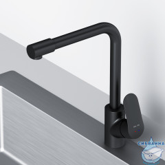 Смеситель для кухни AM.PM Like F8005722 (черный матовый)