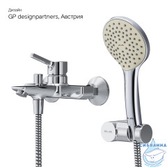 Смеситель для ванны Am.Pm X-Joy S F85B15000 с душевым гарнитуром (хром)