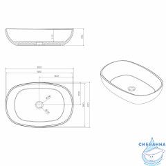 Раковина накладная прозрачная ABBER Kristall AT2805Vesuvian оливковая