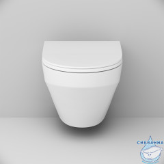 Унитаз подвесной AM.PM Inspire C501700WH (без сиденья) (белый глянцевый)