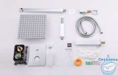 Душевая система Abber Weiss Insel 250 1 режим AF8017 (хром)