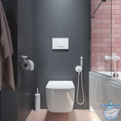 Кнопка смыва Iddis Unifix UNI06MWi77 белый матовый