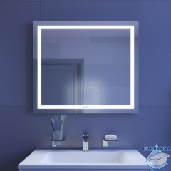 Зеркало с подсветкой и термообогревом, 80 см, Zodiac, IDDIS, ZOD80T0i98