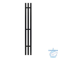 Полотенцесушитель электрический Terminus Tres квадратный 15х120 (черный)