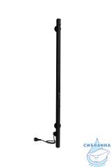Полотенцесушитель электрический Indigo Style PRO (с таймером) 3х120 черный муар (с возможностью скрытого подключения, подключение R/L)