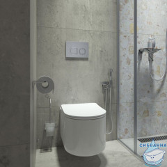 Кнопка смыва Iddis Unifix UNIS4CHi77 хром матовый